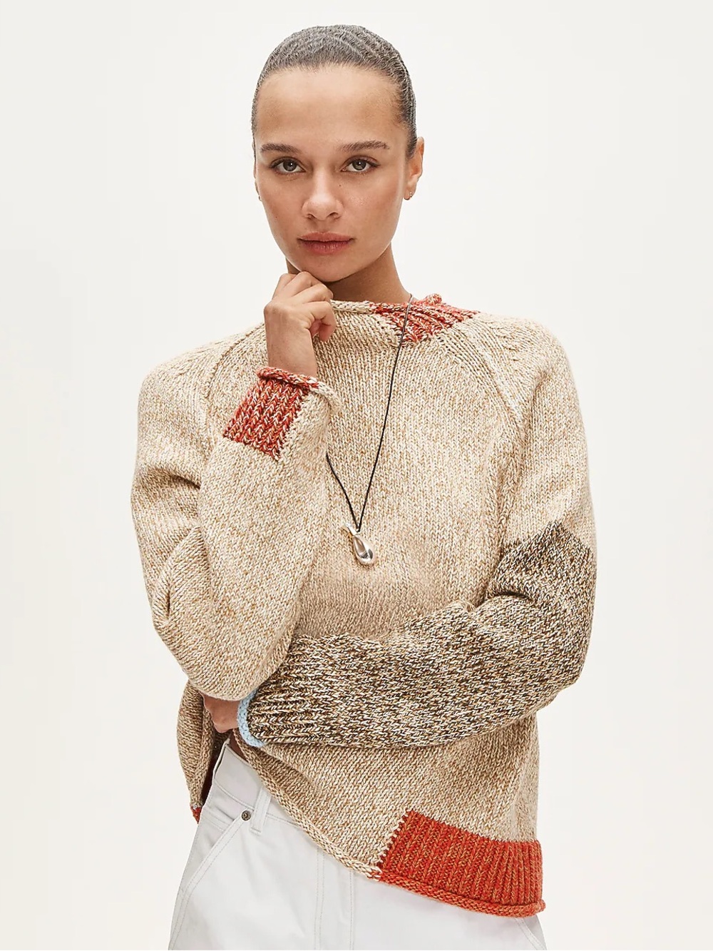 J.Crew XS The Rollneck™ by Eckhaus Latta in Eckhaus Marl NWOT